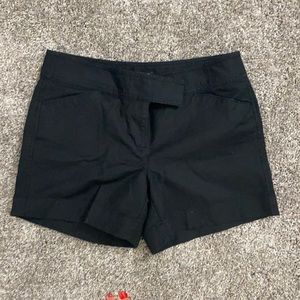 Ann Taylor signature shorts in black.